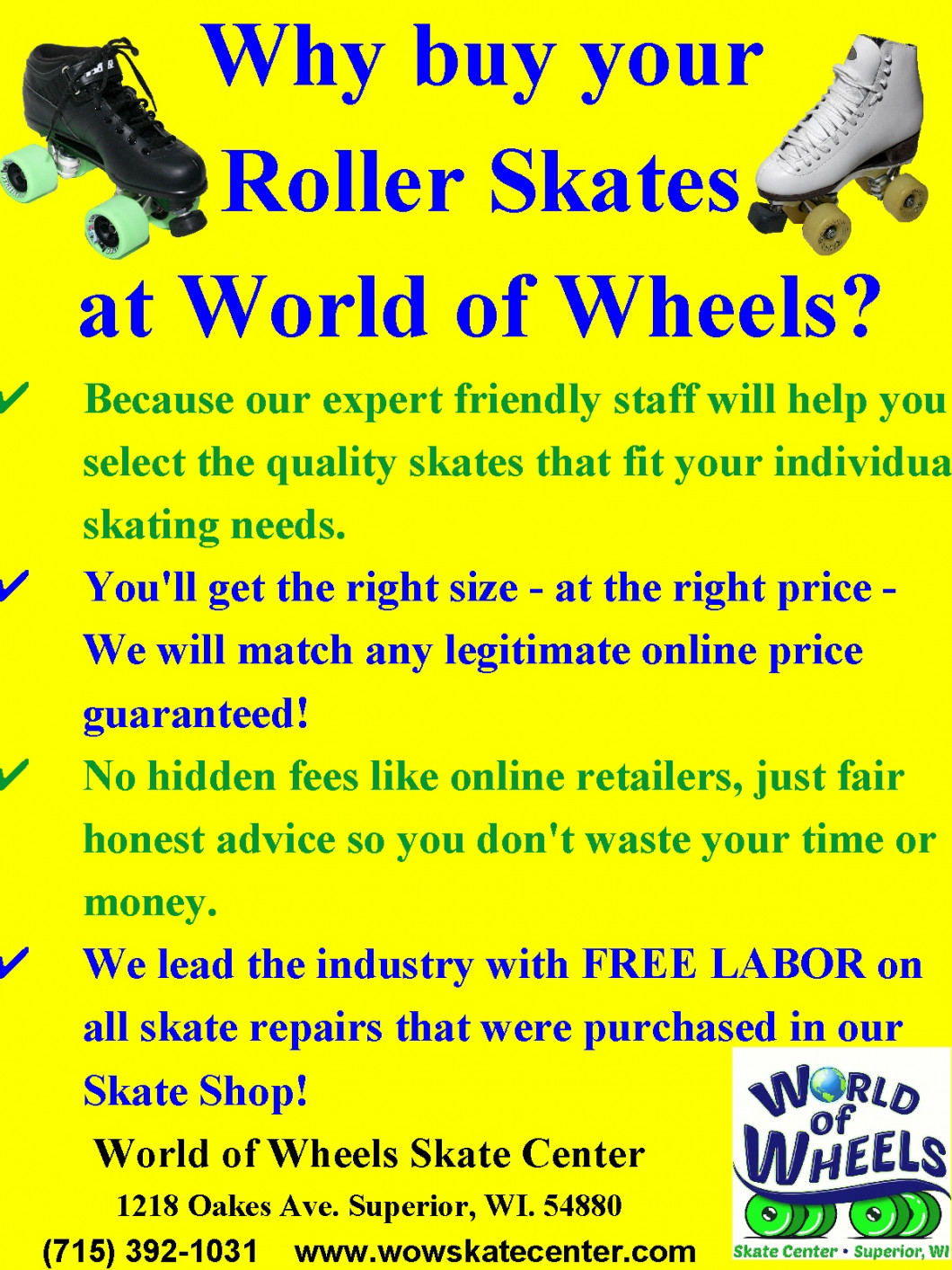 Skate Pro Shop World of Wheels